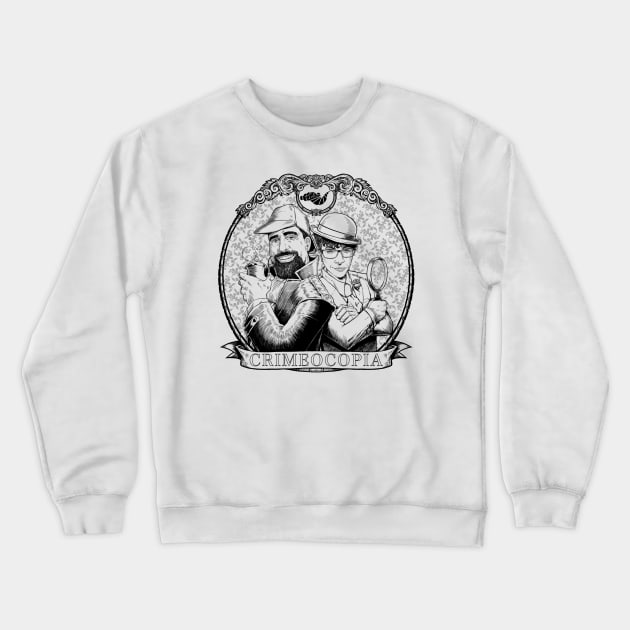 GQ Holmes & Watson Crewneck Sweatshirt by CrimeOcopia